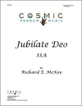 Jubilate Deo SSA choral sheet music cover